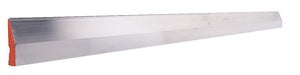 Aluminium trapezoid featheredge from Ezymix showing a close-up of the textured, tapered edging profile for building and finishing projects.